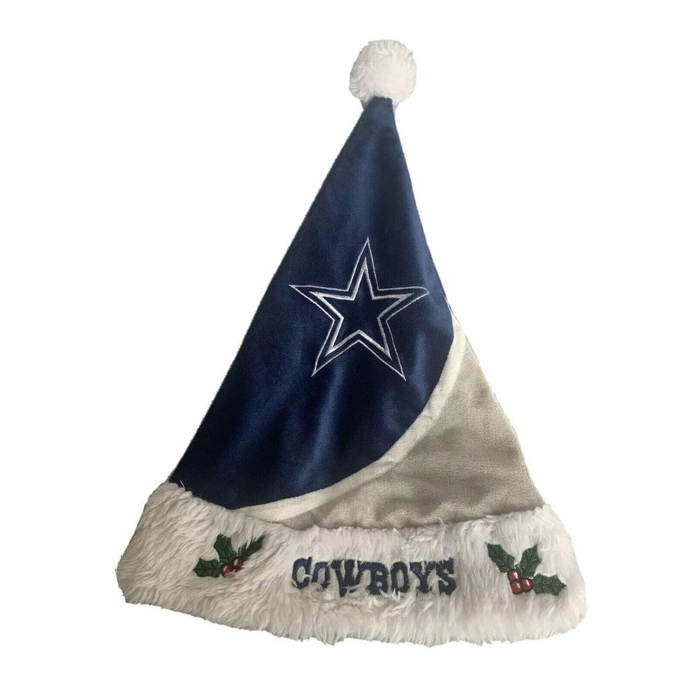 Dallas Cowboys Forever Collectibles Santa Hat Christmas NFL Old Style NICE!